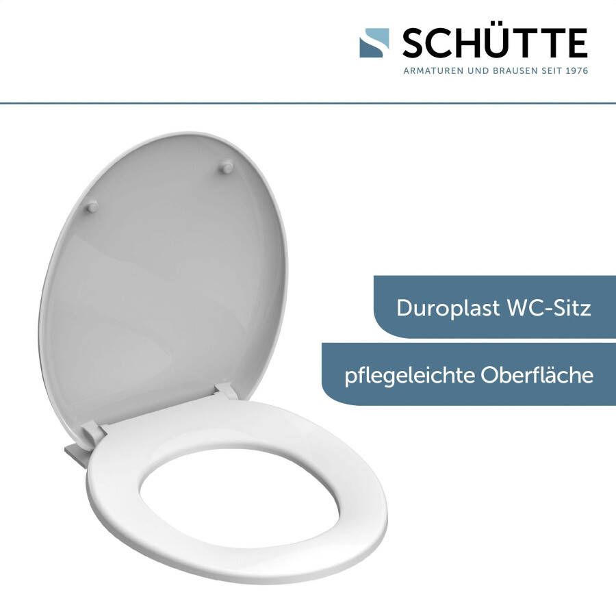 Schütte Toiletzitting Uni Duroplast soft-closemechanisme - Foto 2