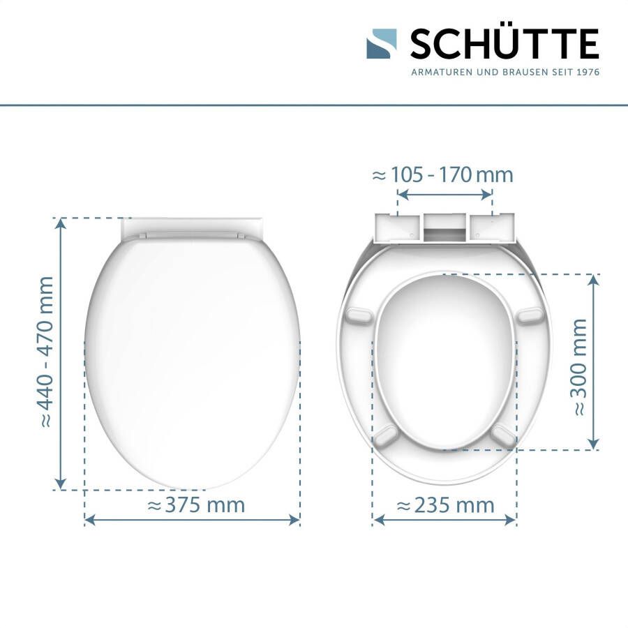 Schütte Toiletzitting Uni Duroplast soft-closemechanisme - Foto 5