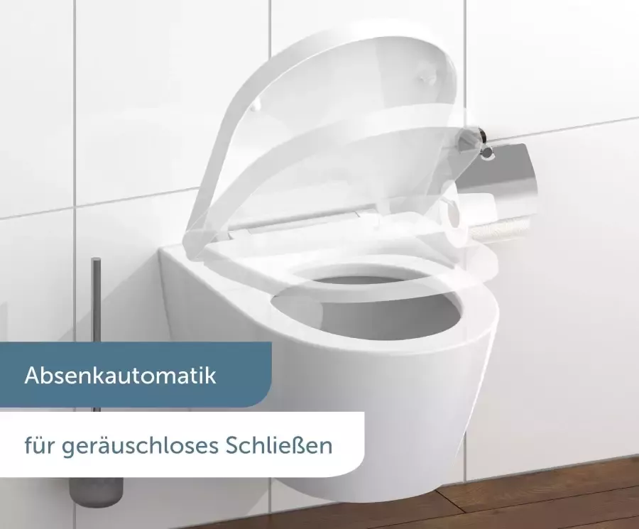 Schütte Toiletzitting White Duroplast softclosemechanisme snelsluiting belastbaar tot 150 kg - Foto 2