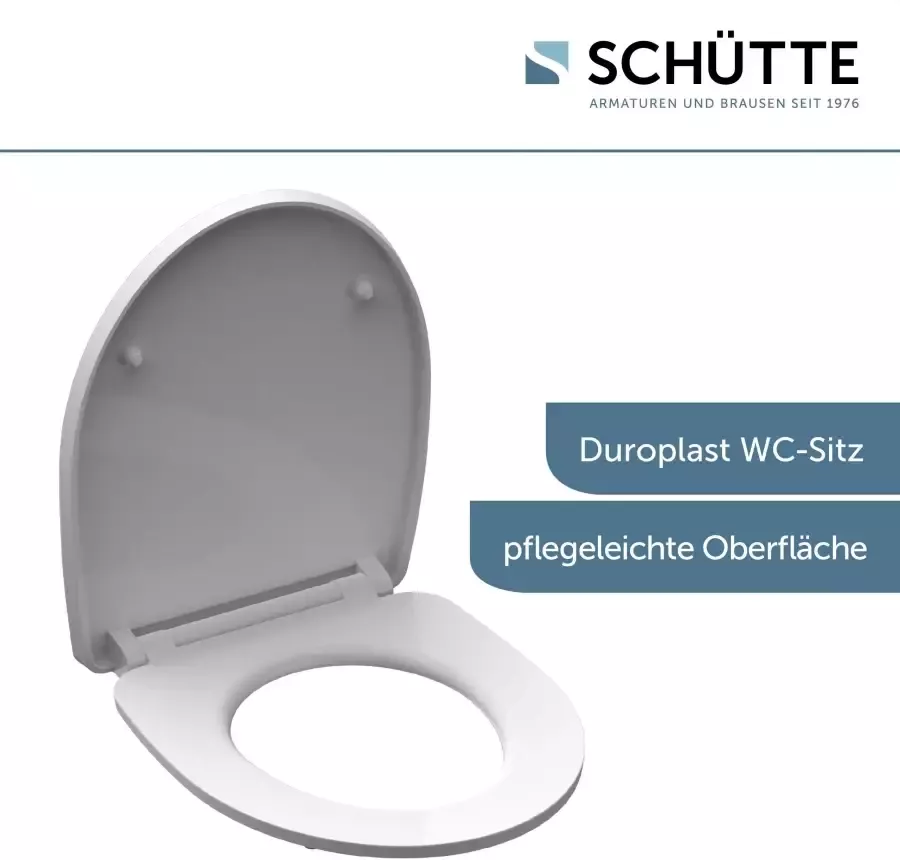 Schütte Toiletzitting White wave Duroplast met softclosemechanisme en snelsluiting High gloss - Foto 6