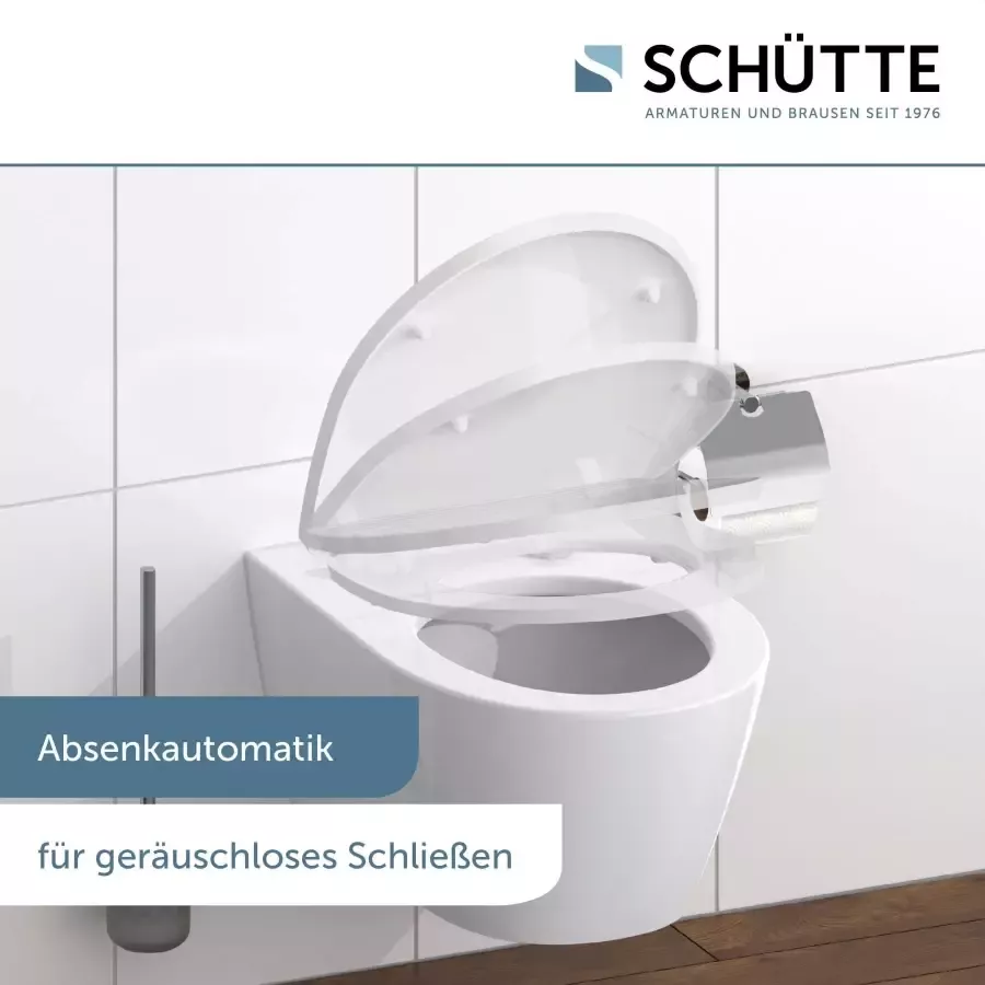 Schütte Toiletzitting White wave Duroplast met softclosemechanisme en snelsluiting High gloss - Foto 5