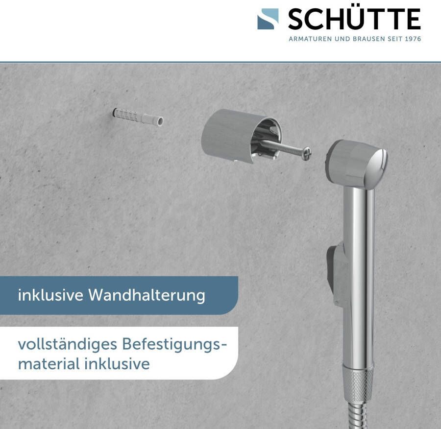 Schütte Wastafeldouche Wastafelhandsproeier met wandhouder + slang (150 cm) en adapter (set 3-delig) - Foto 2