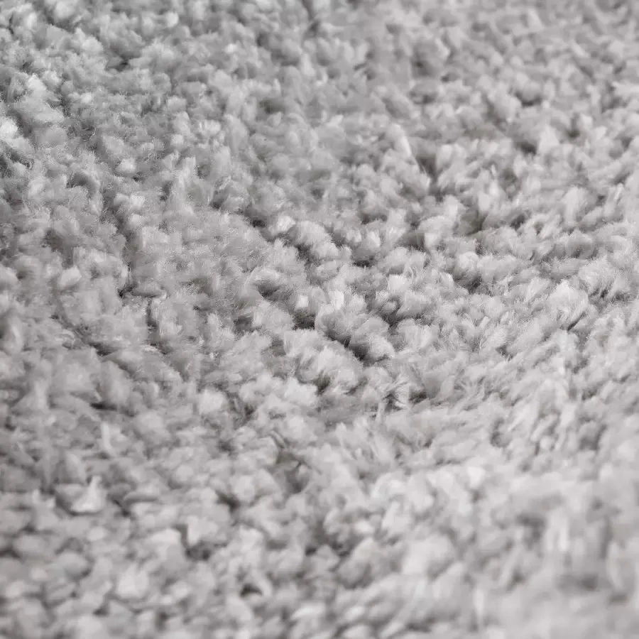 Salery Home Vloerkleed moderne shaggy tapijt shaggy hoogpolig grijs 80X150 - Foto 2