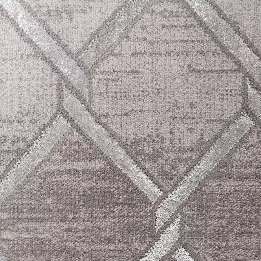 Salery Home Vloerkleed laagpolig vloerkleed antistatisch lichtdicht tpijt grijs 120x170 cm - Foto 3