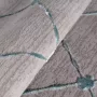 Salery Home Vloerkleed- modern laagpolig vloerkleed tapijtenloods Lara blauw geodriehoek patroon 200x290 cm - Thumbnail 5