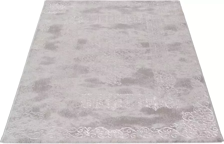 Salery Home Vloerkleed- modern laagpolig vloerkleed tapijtenloods Lara donkergrijs geodriehoek patroon 160x230 cm - Foto 12