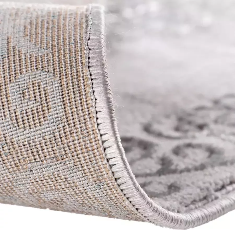 Salery Home Vloerkleed- modern laagpolig vloerkleed tapijtenloods Lara donkergrijs geodriehoek patroon 160x230 cm - Foto 7