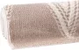 Salery Home Vloerkleed- modern laagpolig vloerkleed Luxury tapijt beige geodriehoek patroon 160x2300 cm - Thumbnail 6