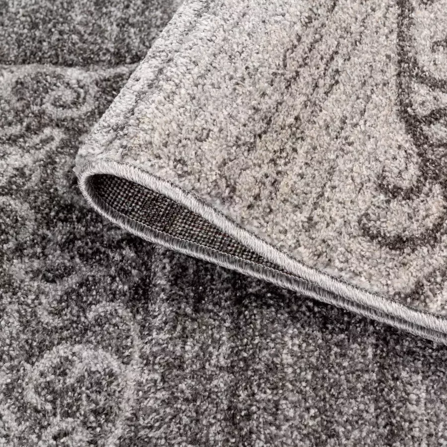 Sehrazat Vloerkleed Trend 7425 Korte pool reliëfstructuur woonkamer - Foto 3