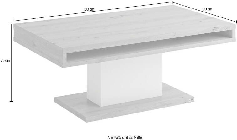 Set one by Musterring Salontafel Lancaster Naar keuze in 2 kleuren afm. (BxHxD in cm) 110 x 45 x 65 cm - Foto 3