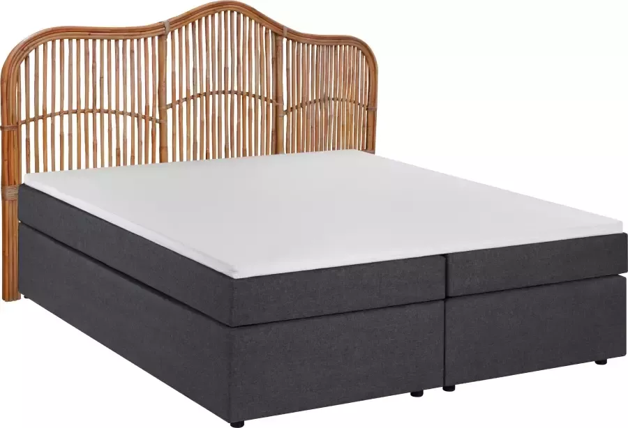 SIT Boxspring Met rotan-hoofdbord - Foto 2