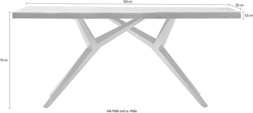 SIT Eettafel Tables met elegant metalen frame shabby chic vintage - Foto 2