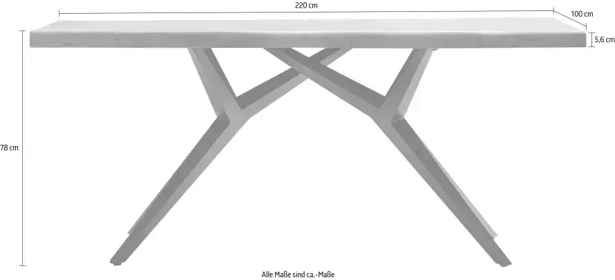 SIT Eettafel Tables met elegant metalen frame shabby chic vintage - Foto 2