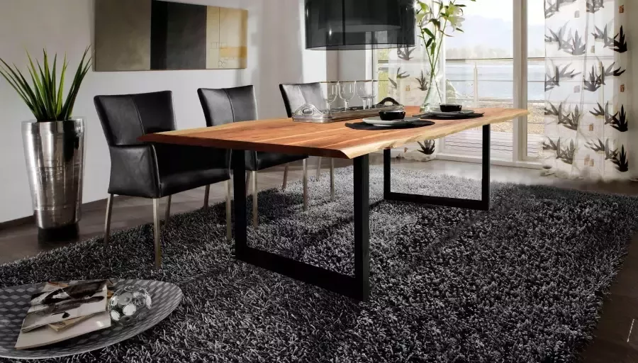 SIT Eettafel Tops&Tables Acacia tafelblad met natuurlijke boomrand - Foto 9