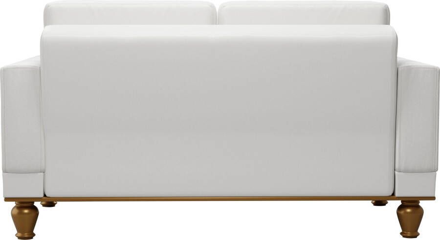 Sit&more 2-zitsbank Orient 5 V Rugkussen met strassteentjes goudkleurige applicaties - Foto 5
