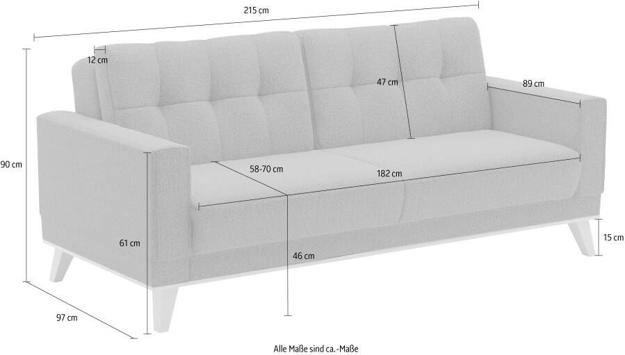 Sit&more 3-zitsbank Lavida - Foto 2