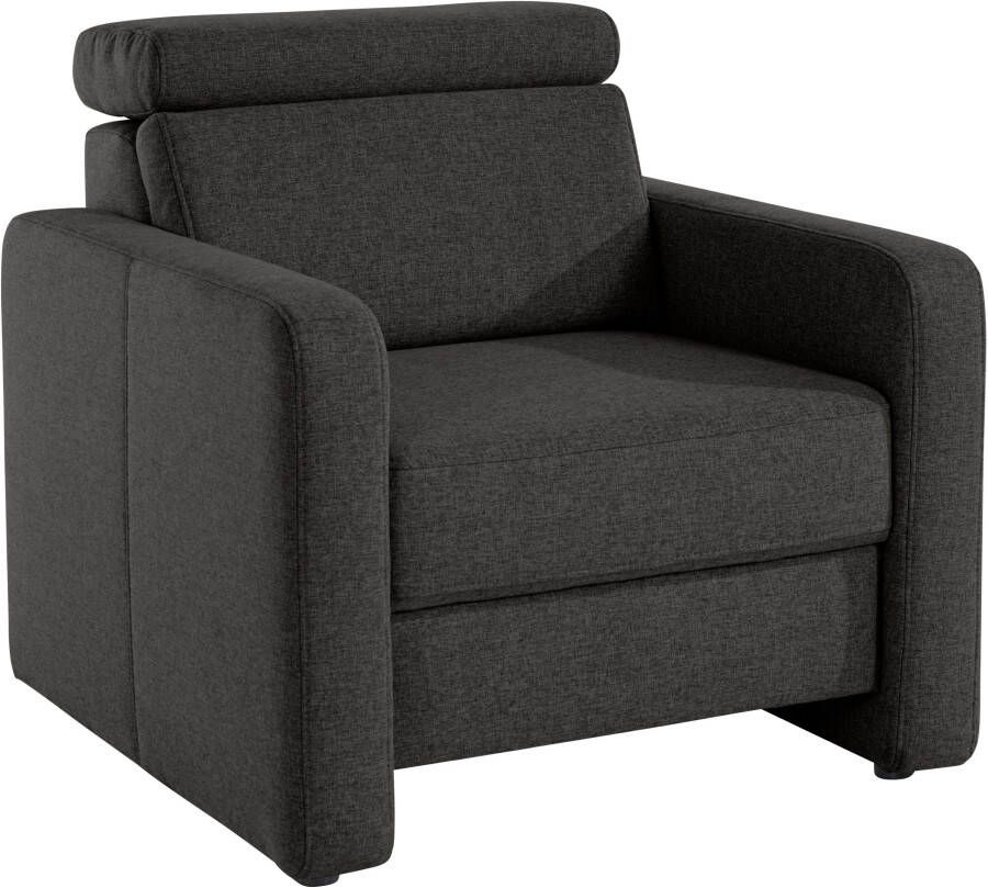 Sit&more Fauteuil Bologna met binnenvering met verstelbare hoofdsteun - Foto 5