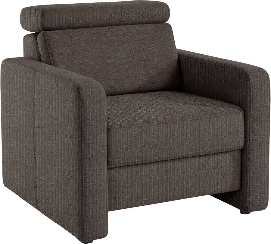 Sit&more Fauteuil Bologna met binnenvering met verstelbare hoofdsteun - Foto 5