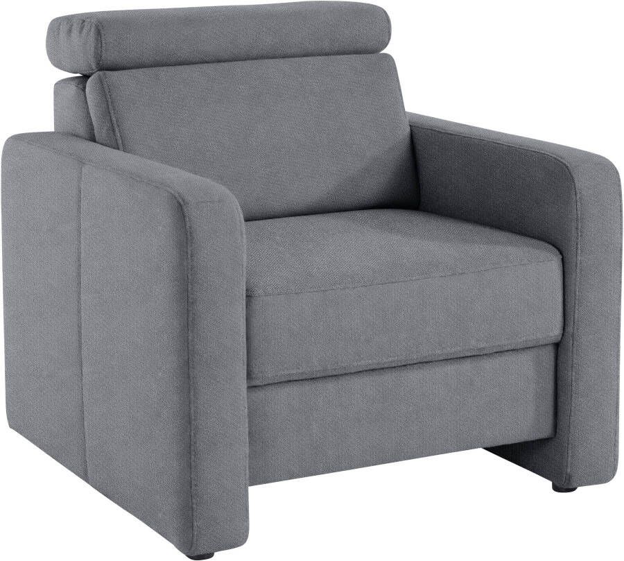 Sit&more Fauteuil Bologna met binnenvering met verstelbare hoofdsteun - Foto 5