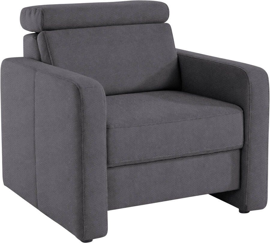 Sit&more Fauteuil Bologna met binnenvering met verstelbare hoofdsteun - Foto 5