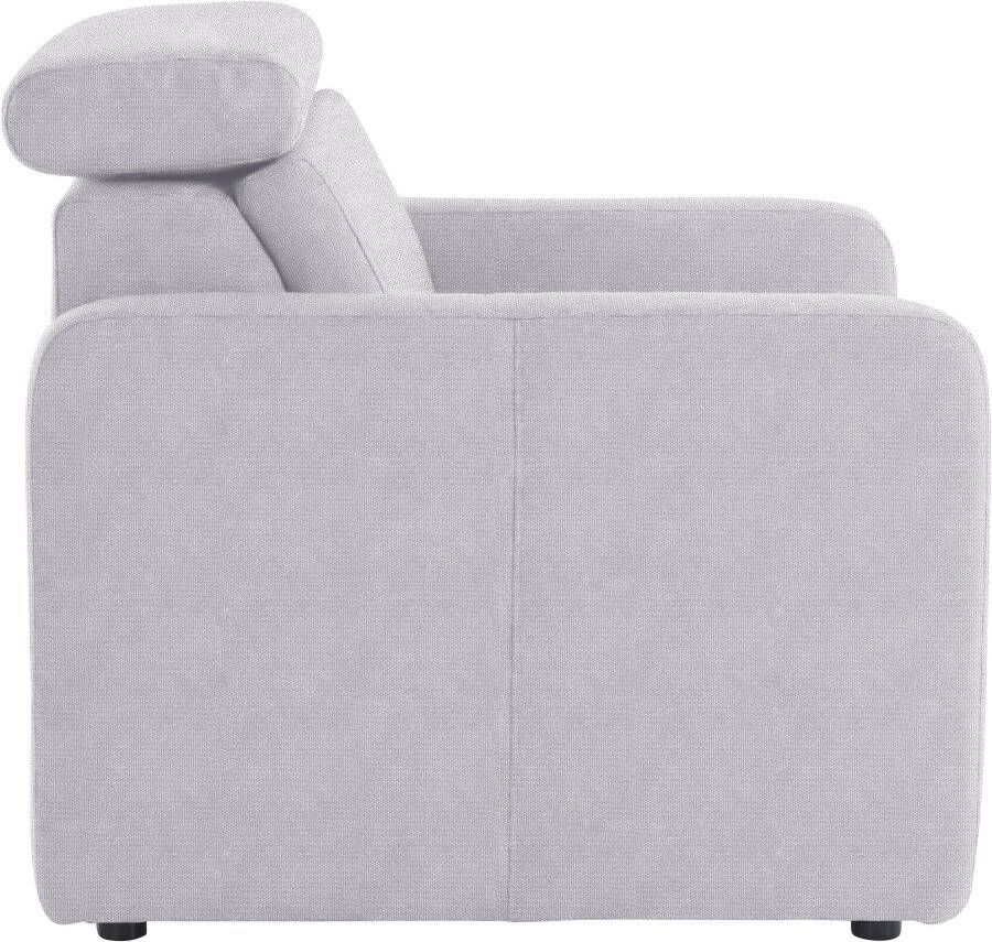 Sit&more Fauteuil Bologna met binnenvering met verstelbare hoofdsteun - Foto 4