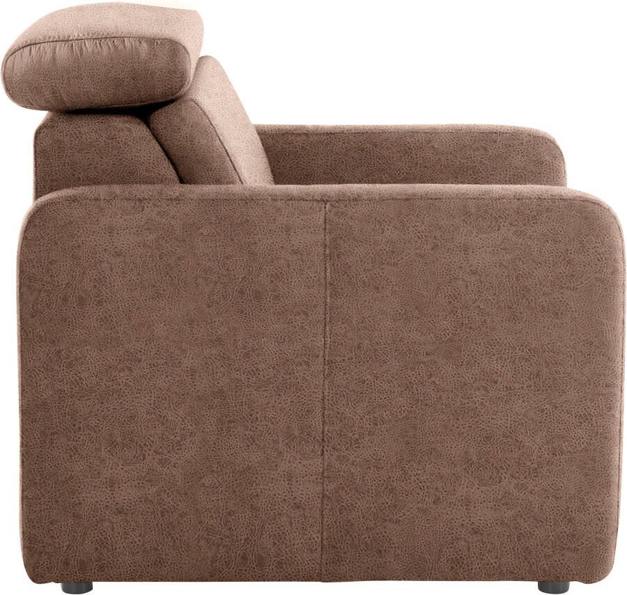 Sit&more Fauteuil Bologna met binnenvering met verstelbare hoofdsteun - Foto 4