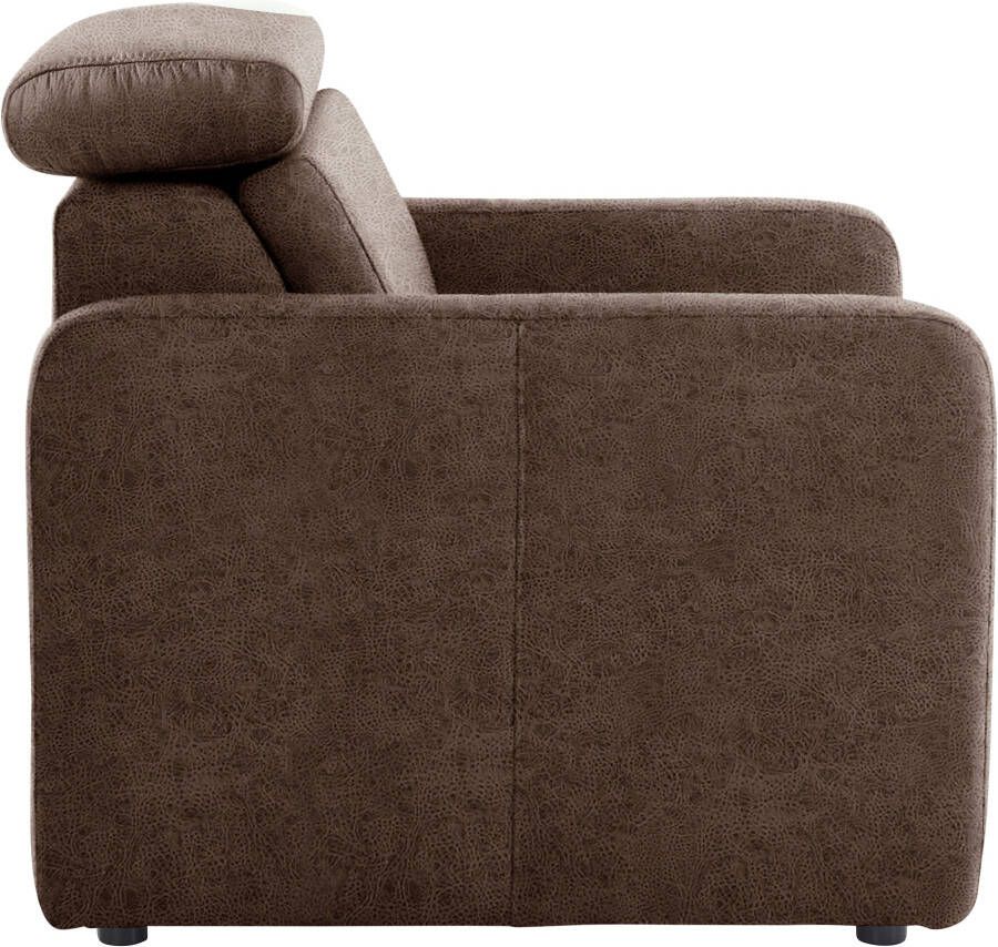 Sit&more Fauteuil Bologna met binnenvering met verstelbare hoofdsteun - Foto 4