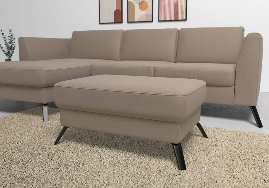 Sit&more Hoekbank Olsen L-vorm inclusief zitdiepteverstelling naar keuze met slaapfunctie 15 cm hoog - Foto 4
