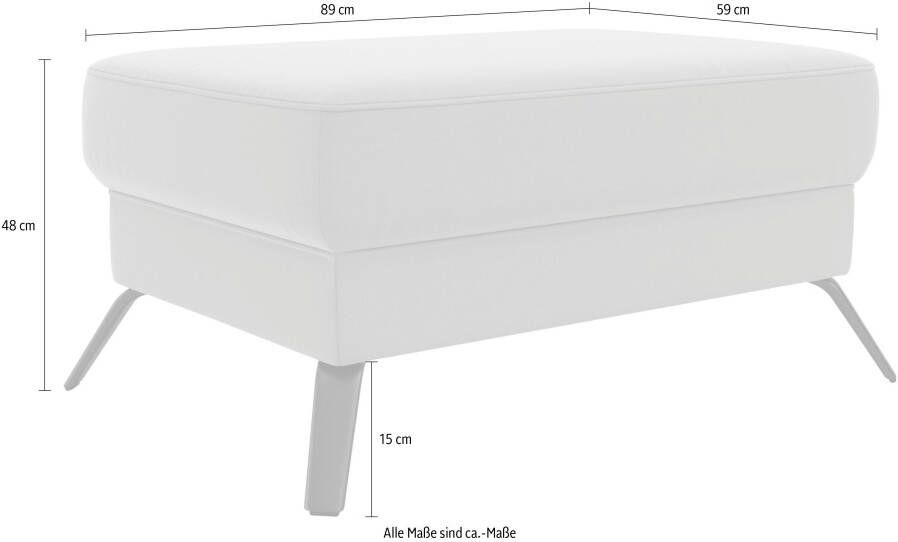 Sit&more Hoekbank Olsen L-vorm inclusief zitdiepteverstelling naar keuze met slaapfunctie 15 cm hoog - Foto 5