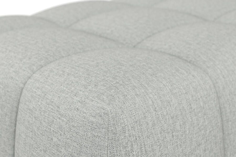 Sit&more Hocker Blauw met zilverkleurige poten - Foto 7