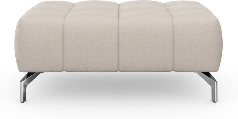 Sit&more Hocker Blauw met zilverkleurige poten - Foto 9