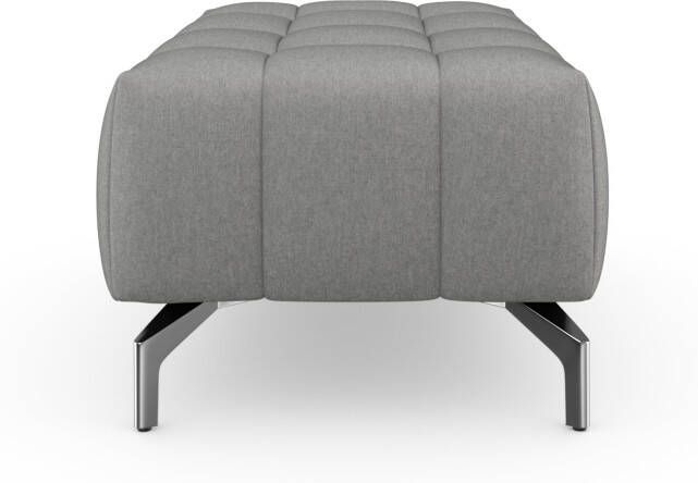 Sit&more Hocker Blauw met zilverkleurige poten - Foto 13