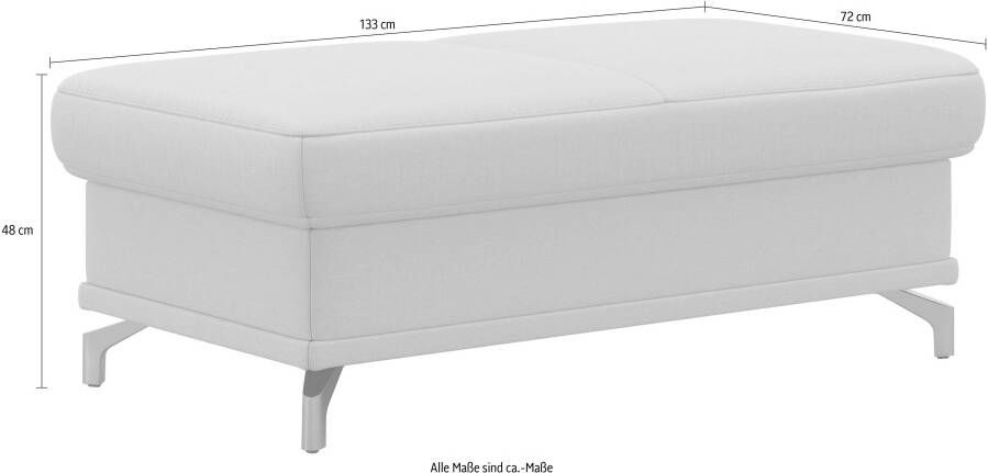 Sit&more Hocker Cabrio B: 113 cm individueel te combineren vering - Foto 5