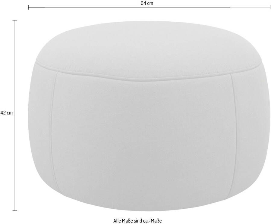 Sit&more Hocker Cadabra Ronde hocker diameter zitoppervlak 64 cm of 104 cm