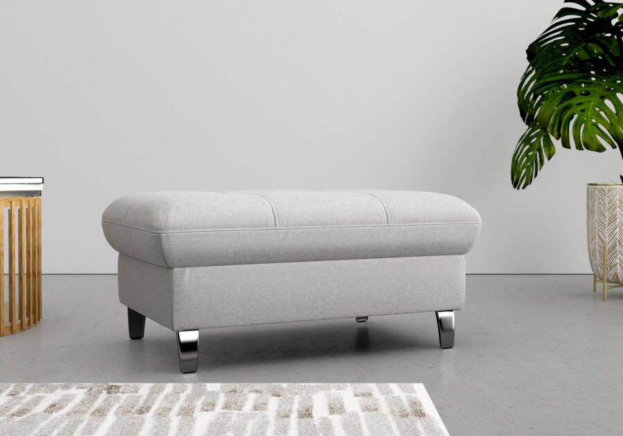 Sit&more Hocker met bergruimte Maggiore met bergruimte en moderne metalen poten - Foto 4