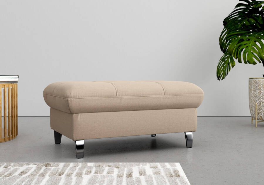 Sit&more Hocker met bergruimte Maggiore met bergruimte en moderne metalen poten - Foto 4