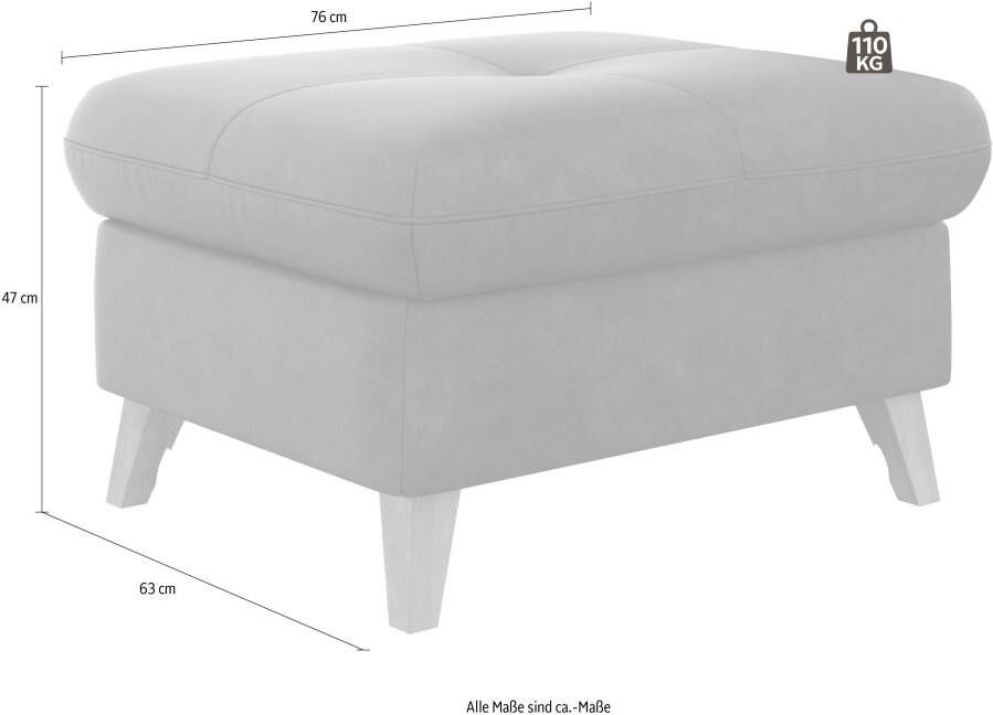 Sit&more Hocker met bergruimte Göteborg met binnenvering - Foto 3