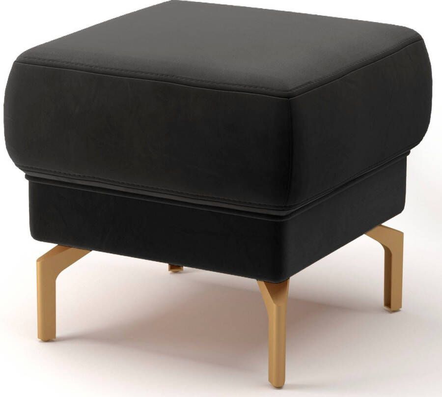 Sit&more Hocker Orient 4 V goudkleurige metalen poten