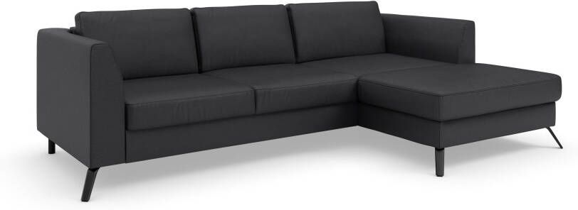 Sit&more Hoekbank Olsen L-vorm inclusief zitdiepteverstelling naar keuze met slaapfunctie 15 cm hoog - Foto 12