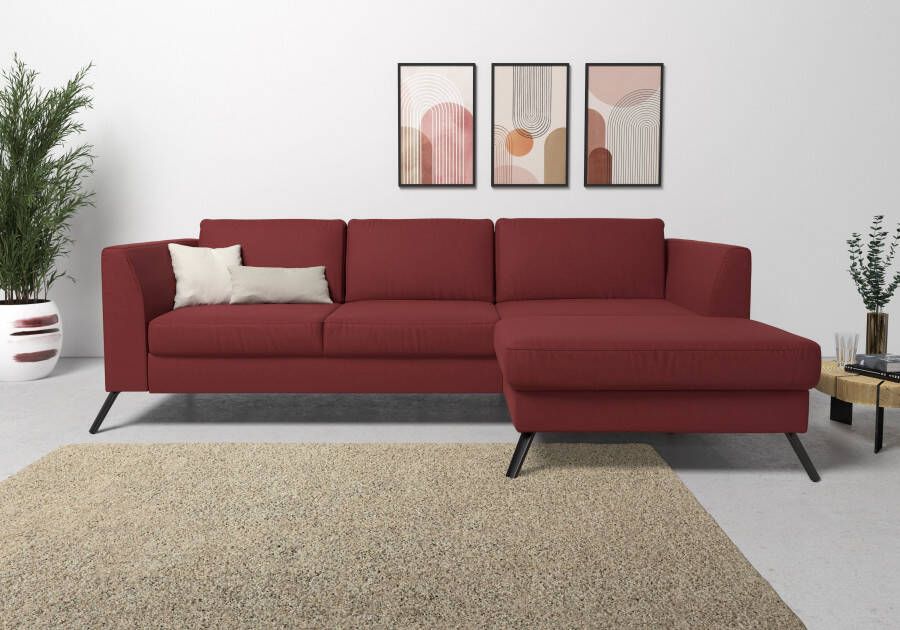 Sit&more Hoekbank Olsen L-vorm inclusief zitdiepteverstelling naar keuze met slaapfunctie 15 cm hoog - Foto 3