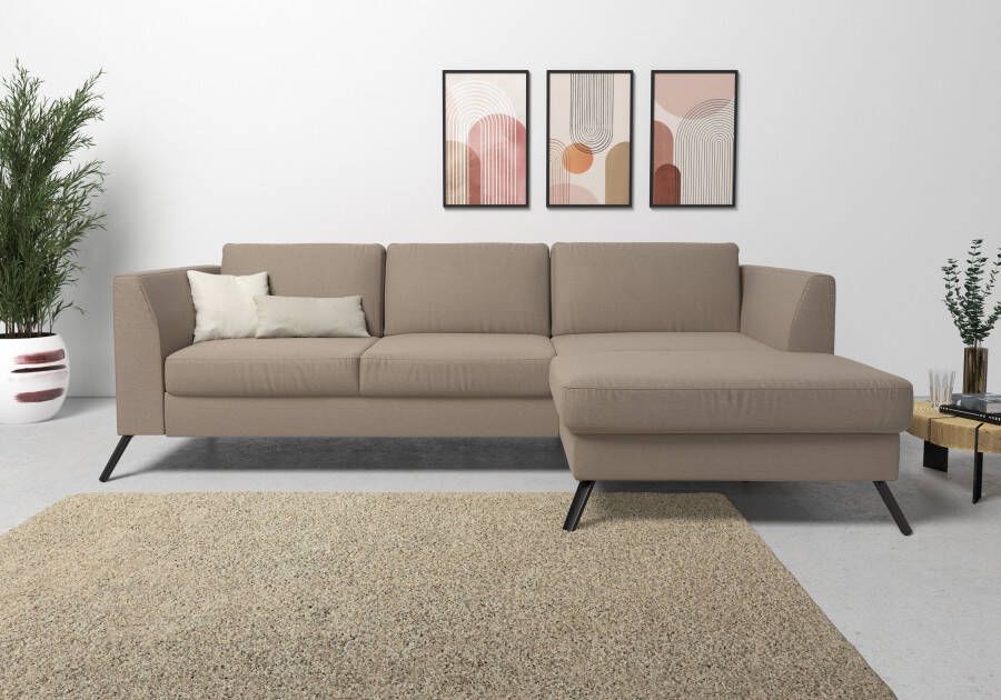 Sit&more Hoekbank Olsen L-vorm inclusief zitdiepteverstelling naar keuze met slaapfunctie 15 cm hoog - Foto 3