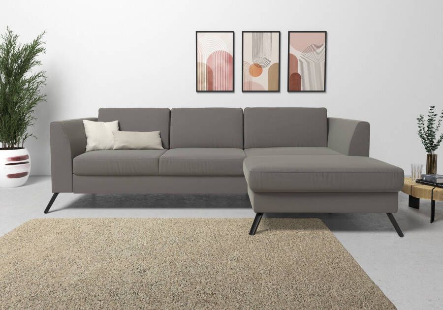 Sit&more Hoekbank Olsen L-vorm inclusief zitdiepteverstelling naar keuze met slaapfunctie 15 cm hoog - Foto 3