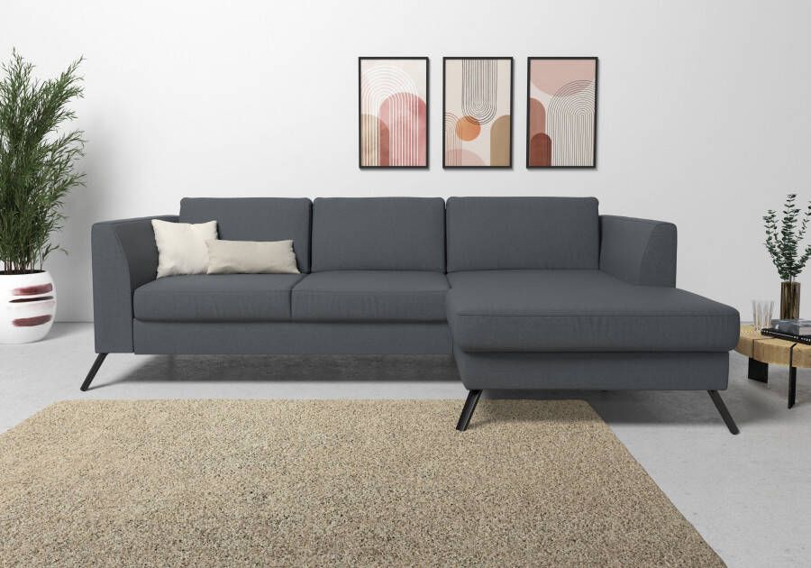 Sit&more Hoekbank Olsen L-vorm inclusief zitdiepteverstelling naar keuze met slaapfunctie 15 cm hoog - Foto 3