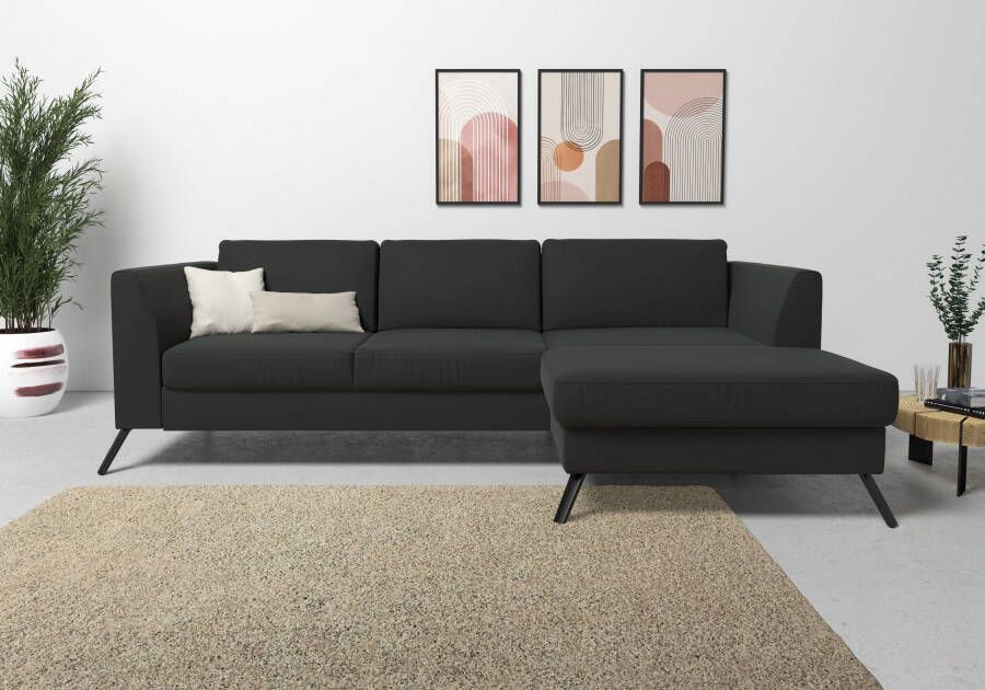 Sit&more Hoekbank Olsen L-vorm inclusief zitdiepteverstelling naar keuze met slaapfunctie 15 cm hoog - Foto 2