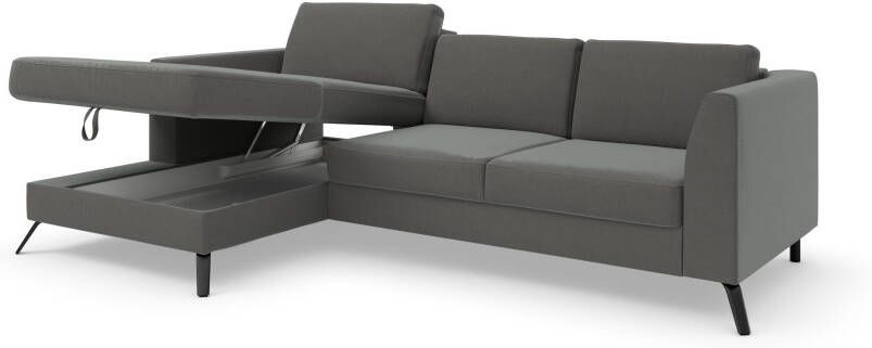 Sit&more Hoekbank Olsen L-vorm inclusief zitdiepteverstelling naar keuze met slaapfunctie 15 cm hoog - Foto 10