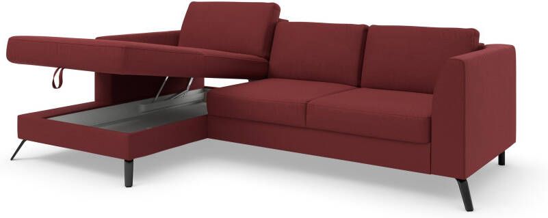 Sit&more Hoekbank Olsen L-vorm inclusief zitdiepteverstelling naar keuze met slaapfunctie 15 cm hoog - Foto 9
