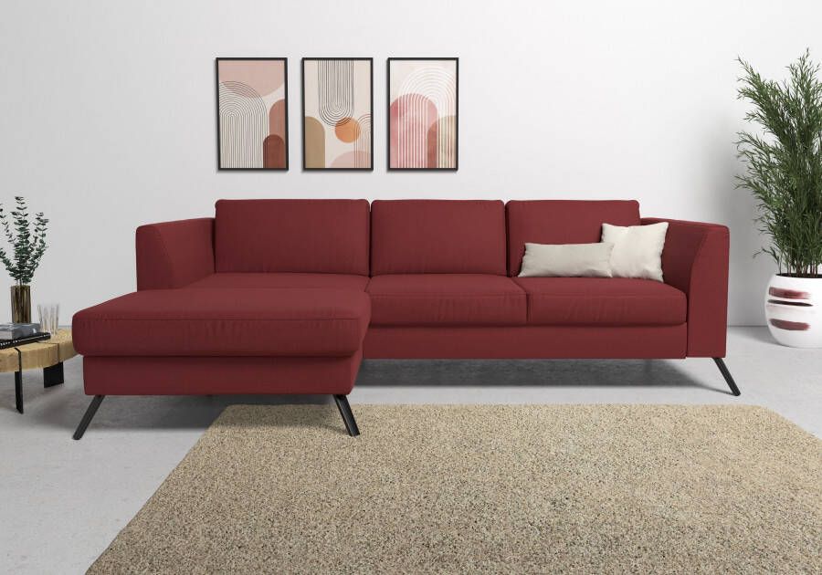 Sit&more Hoekbank Olsen L-vorm inclusief zitdiepteverstelling naar keuze met slaapfunctie 15 cm hoog - Foto 2