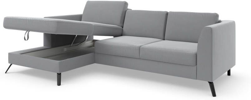 Sit&more Hoekbank Olsen L-vorm inclusief zitdiepteverstelling naar keuze met slaapfunctie 15 cm hoog - Foto 10