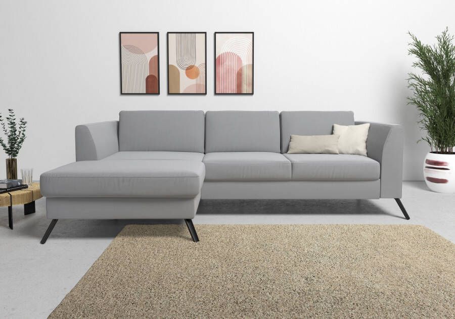 Sit&more Hoekbank Olsen L-vorm inclusief zitdiepteverstelling naar keuze met slaapfunctie 15 cm hoog - Foto 2