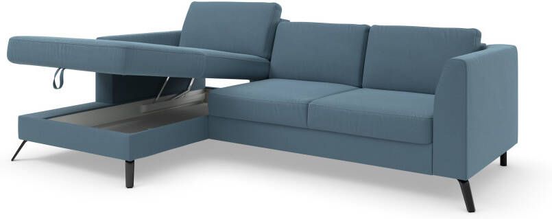 Sit&more Hoekbank Olsen L-vorm inclusief zitdiepteverstelling naar keuze met slaapfunctie 15 cm hoog - Foto 10